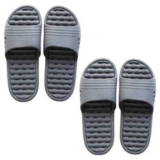 PANTONE CMYK 韓國製防滑止滑基本款安全浴室多用途拖鞋, 灰色, 2個