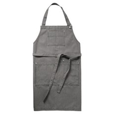 JAJU 워크웨어 코튼 앞치마 80, 그레이, 1개