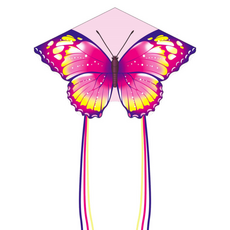 Comfique 大型蝴蝶魟魚風箏 紫色長尾 145cm, 1個