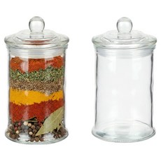 플라라 유리 투명 스트레이트 글라스 저장병, 2개, 350ml