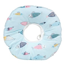 DING DONG PET 寵物圓形頸圈, 藍色, 1個