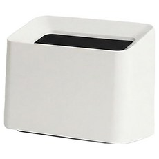 히키스 OFFISYS 데스크테리어 URBAN 오피스 사무실 책상 오픈 휴지통, 화이트