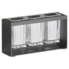 헬로우디 다용도 정리함 심플 물빠짐 수납통, 그레이, 1개