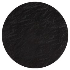 루오 마벨 시그니쳐 원형 식탁매트, 마벨 블랙, 1개, 38cm