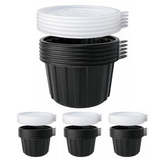 Bloom at home 新款迷你湯 韓式參雞湯容器 黑色 158mm 大, 20個