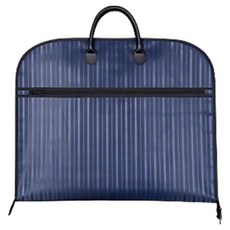 Lala工房 旅行用公事包 西裝衣物防塵套 服飾保護套 藍色, 1個, 1入