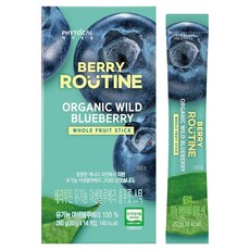 파이토컬 베리루틴 유기농 야생 블루베리 홀푸룻 스틱, 280g, 1개