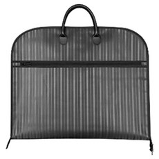 Lala工房 旅行用公事包 西裝防塵套 衣物保護套 黑色, 1個, 1入