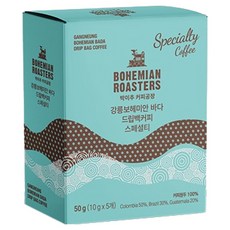 박이추커피공장 강릉 보헤미안 바다 드립백커피 스페셜티, 10g, 1개, 5개입