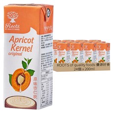 ROOTS of quality foods 優源好食 原味杏仁飲, 24個, 200ml