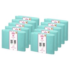 VERDE REFILL Magic Can 相容補充包 垃圾袋 嬰兒爽身粉香 220, 10個, 9L