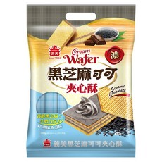 義美 夾心酥 黑芝麻可可, 400g, 1個