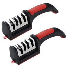 존글로벌 4 in 1 멀티 칼갈이, 레드, 2개