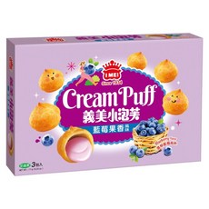 義美 小泡芙 藍莓果香風味, 171g, 1個