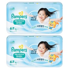 팸퍼스 2026 엔젤 에어차차 썸머 팬티형 기저귀 남여공용, 140매, 6단계