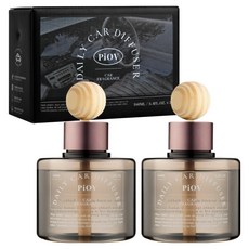 피오브 데일리 차량용 디퓨저 160ml, 2개, 호텔라운지