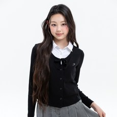 applepink 襯衫式層次感開襟衫 A165