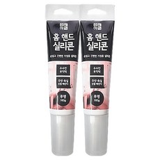 플러스라인 DIY하우스 홈 핸드 실리콘 투명 100g, 2개