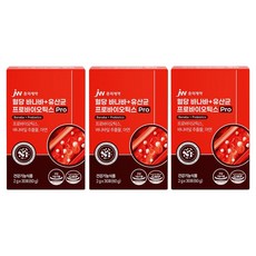 jw Pharmaceutical 巴拿巴葉&乳酸菌益生菌粉包Pro 30條入, 60g, 3盒