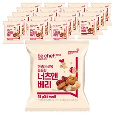비셰프 너츠앤베리, 20개, 15g 20개, 15g