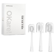 epeios 傳統音波牙刷替換刷頭3件組, 1套, A020408AW03