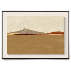 다담리빙 중세풍 고급 거실 소파 장식 알루미늄 액자, Sand Sea + 블랙