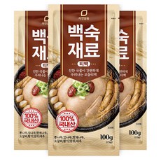 자연닮음 삼계탕 백숙재료 7종 티백, 100g, 3개