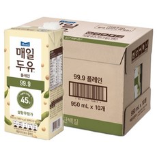 매일두유 99.9 플레인, 950ml, 10개