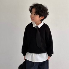Saint Doll 親子裝 V領運動針織衫