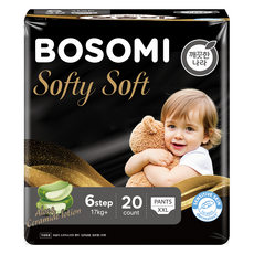 BOSOMI 柔軟褲型紙尿褲 男女通用, 20張, 加大號(2XL)