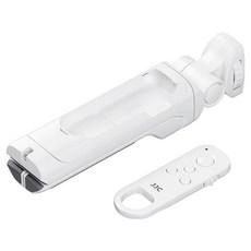 JJC 캐논 카메라 HG-100TBR 대체 그립 블루투스 무선 리모컨 삼각대 화이트, 1개, TP-C1