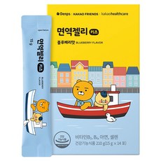 덴프스 카카오 면역젤리 키즈 14p, 210g, 1개