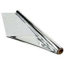 PET鍍銀 包裝用 GAS Barrier 銀箔 防潮膜 0.025T 500mm x 10m, 銀色, 1個