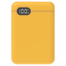 리큐엠 20W 고속충전 LCD잔량표시 미니 보조배터리 10000mAh, QP1000C1, 버터