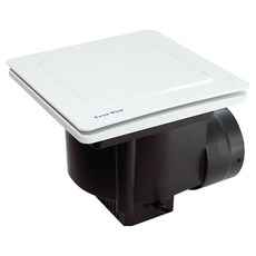 EccoWind 욕실용 저정압환풍기 SE-110S 퓨어 11W 방문설치, 화이트 + 블랙