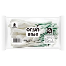 오런 포리 10P 손끝 코팅장갑 M, 흰색, 1개