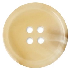 동대문단추왕 유광 스탠다드 단추 25mm 107, BEIGE 30, 12개