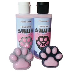 마니랜드 스퀴시 젤 공예용 말랑이 슬라임 만들기 DIY 세트 B 블루라벨 말랑, 1세트, B. 블루라벨-말랑 투명, 투명