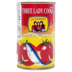 쓰리레이디쿡스 정어리 인 토마토소스, 1개, 155g