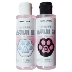 마니랜드 스퀴시 젤 공예용 말랑이 슬라임 만들기 DIY 세트 E 클리어라벨 탱글, 1세트, E. 클리어라벨-탱글 투명, 매우 투명
