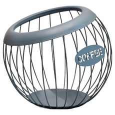 테리보 북유럽 커피 캡슐 보관함 20 x 18 cm, 블루, 1개