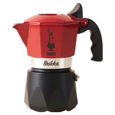 BIALeTTI 拜雷提 New Brikka 摩卡壺 2杯份, 뉴 브리카, 紅色