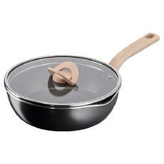 테팔 인덕션 원픽 냄비팬, 24cm, 트러플블랙, 1세트 24cm, 트러플블랙, 1세트