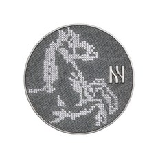 헤라 마크공 쿠션케이스, 1개, 워시드 블랙