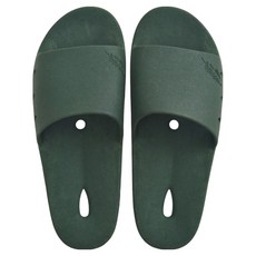 팬톤홈퍼니싱 국내산 항균 PVC 미끄럼방지 논슬립 물방울 욕실화, 그린, 1개