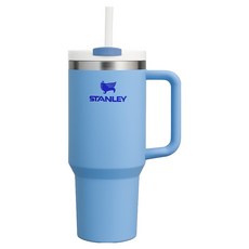 스탠리 퀜처 H2.0 플로우 스테이트 텀블러, 블루 스카이, 1.18L, 1개