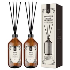 바이향 대용량 홈 디퓨저 2p, 1개, 2.1L, 호텔우드
