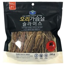 벨버드 강아지 순살가득 슬라이스, 오리가슴살, 250g, 1개