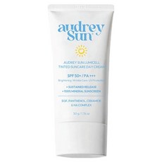 오드리선 루미셀 틴티드 무기자차 썬케어 데이크림 SPF50+ PA+++, 1개