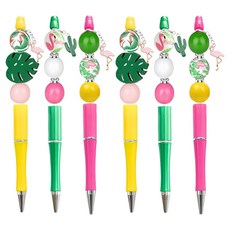 Mungudam 專屬我的原子筆裝飾DIY 6件組 09 紅鶴, 混合色, 1套
